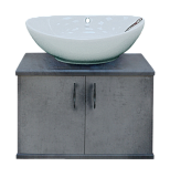 Купить тумба грей - 80 подвесная бетон, misty. в Иваново магазин сантехники Суперстрой