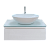 Купить тумба скай-90 подвесная 1 ящ. белая  без раковины, misty. в Иваново магазин сантехники Суперстрой