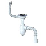 Купить сифон b425 для мойки с прямоугольным переливом выпуск 31/2, unikorn. в Иваново магазин сантехники Суперстрой