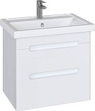 Купить тумба адель-60 подвесная + умывальник фостер -60, sanstar. в Иваново магазин сантехники Суперстрой