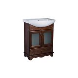 Купить тумба напольная варна 60с (1ящ) орех+раковина mia,good door. в Иваново магазин сантехники Суперстрой