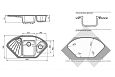 Купить мойка кухонная керамогранит corner gf-c1040e (черная),granfest. в Иваново магазин сантехники Суперстрой