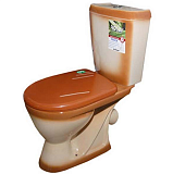 Купить компакт-унитаз комфорт коричневый, rosa. в Иваново магазин сантехники Суперстрой