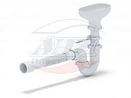 Купить сифон dr0115 прямоточный с разрывом струи, ани в Иваново магазин сантехники Суперстрой