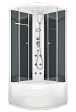 Купить душевая кабина domani delight 110 high, вп пс-черная задняя стенка, электрика, гидромассаж в Иваново магазин сантехники Суперстрой