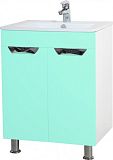 Купить тумба кристи -60  прямая с б/к салатовая эмаль,misty в Иваново магазин сантехники Суперстрой