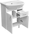 Купить тумба концепт-60,1ящик+раковина эрика-60,stella polar. в Иваново магазин сантехники Суперстрой