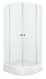 Купить душевой угол domani spa fit 88 нп см(поддон,сифон, ограждение) в Иваново магазин сантехники Суперстрой