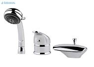 Купить cмеситель на борт ванны asd astel (3-х позиционный), triton. в Иваново магазин сантехники Суперстрой