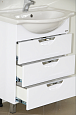 Купить тумба жасмин - 70 ,3 ящ. белая эмаль с довод.,misty в Иваново магазин сантехники Суперстрой