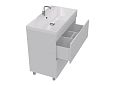 Купить тумба памелла-70 2ящ, белая+ раковина стандарт 70,stella polar. в Иваново магазин сантехники Суперстрой