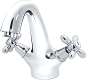 Купить смеситель для раковины ретро 1349222, варион. в Иваново магазин сантехники Суперстрой