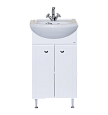 Купить тумба соло-40 прямая белая + раковина "mango" sanita, misty. в Иваново магазин сантехники Суперстрой