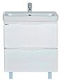 Купить тумба венера - 80  с 2 ящиками, белая ,misty. в Иваново магазин сантехники Суперстрой