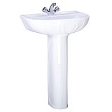 Купить раковина на пьедестале лотос , белый, без отверстия, воротынск. в Иваново магазин сантехники Суперстрой