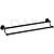 Купить полотенцедержатель прямой двойной черный d252111, d-lin. в Иваново магазин сантехники Суперстрой