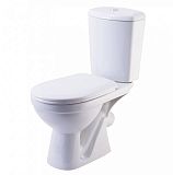 Купить компакт-унитаз комфорт люкс белый микролифт, rosa. в Иваново магазин сантехники Суперстрой