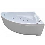 Купить ванна акриловая милан 1700*1100 правая c гидромассажем, bas. в Иваново магазин сантехники Суперстрой