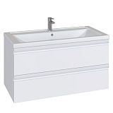 Купить тумба вита 100 подвес,2/ящ, белая, sanstar в Иваново магазин сантехники Суперстрой