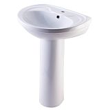 Купить раковина на пьедестале лира белая,киров(rosa). в Иваново магазин сантехники Суперстрой