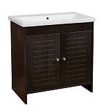 Купить тумба монтоне-80 венге+рак сомо,stella polar. в Иваново магазин сантехники Суперстрой