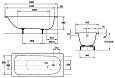 Купить ванна стальная 160 х 70см eurowa(2.3мм), kaldewei (германия) в Иваново магазин сантехники Суперстрой