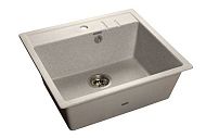 Купить мойка кухонная керамогранит gf-q560 (серый),granfest. в Иваново магазин сантехники Суперстрой