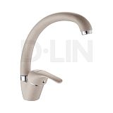 Купить смеситель d150411-k для кухни песочный, d-lin. в Иваново магазин сантехники Суперстрой