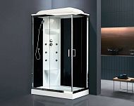 Купить душевая кабина royal rb 8120hp7-bt-ch,l нп,пс,черная задняя стенка в Иваново магазин сантехники Суперстрой