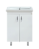 Купить тумба калипсо-60 прямая+ раковина, misty. в Иваново магазин сантехники Суперстрой