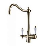 Купить смеситель vincent 31844-3, бронза кухня под фильтр, kaiser в Иваново магазин сантехники Суперстрой