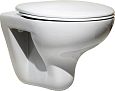 Купить унитаз mateo подвесной  с крышкой пластик, roca. в Иваново магазин сантехники Суперстрой
