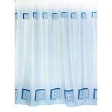 Купить шторка для ванны 180*200 без колец голубая 01336 , zalel. в Иваново магазин сантехники Суперстрой