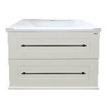 Купить тумба марта-70 подвесная белая + раковина evva-70, misty. в Иваново магазин сантехники Суперстрой