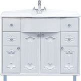 Купить тумба грация - 90  2 ящ. белая,misty. в Иваново магазин сантехники Суперстрой