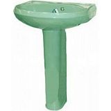 Купить раковина на пьедестале вест салатовый крап без отверстия под смеситель, воротынск. в Иваново магазин сантехники Суперстрой