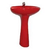 Купить раковина на пьедестале ардо красная, оскольская керамика. в Иваново магазин сантехники Суперстрой