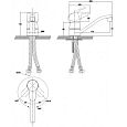 Купить смеситель для кухни поворотный 15 см  leon 19310,kaiser в Иваново магазин сантехники Суперстрой
