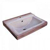 Купить раковина на пьедестале орион декор бежевый, перелив, воротынск. в Иваново магазин сантехники Суперстрой