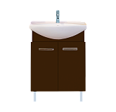 Купить тумба джулия - 65  коричневая,misty. в Иваново магазин сантехники Суперстрой