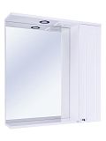 Купить зеркальный шкаф лира-70,  1 дв., белый sanstar в Иваново магазин сантехники Суперстрой