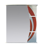 Купить зеркало - шкаф каролина - 60   лев. (свет) красное (стекло),misty. в Иваново магазин сантехники Суперстрой