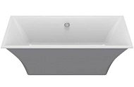 Купить ванна литьевая мадрид 170*800 серый, bas. в Иваново магазин сантехники Суперстрой