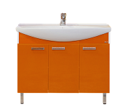 Купить тумба джулия -105 оранжевая ,misty. в Иваново магазин сантехники Суперстрой