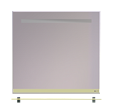 Купить зеркало джулия - 85  с  полочкой 12 мм бежевое,misty. в Иваново магазин сантехники Суперстрой