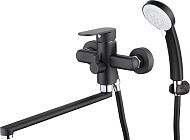 Купить смеситель для ванны с душем nob7 -a128 yb черный, g-lauf. в Иваново магазин сантехники Суперстрой