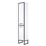 Купить пенал айрон-35 черный /белый, corozo. в Иваново магазин сантехники Суперстрой