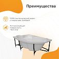Купить ванна акриловая ирма 169*110*66l,radomir. в Иваново магазин сантехники Суперстрой