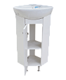 Купить тумба малютка 30х30 угловая + раковина rosa, misty. в Иваново магазин сантехники Суперстрой