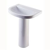 Купить раковина стандарт белый, без  отверстия  под смеситель,киров(rosa). в Иваново магазин сантехники Суперстрой